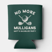 Grappig Golf Verlovingsfeest Geen Mulligans Meer N Blikjeskoeler (Achterkant)