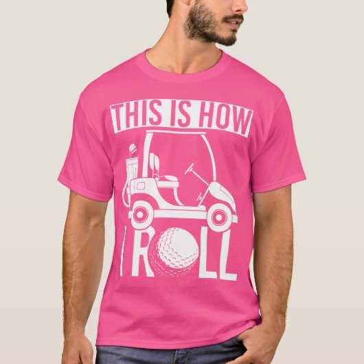 Grappig Golfbaan Golfkar Golfer Golf Cl T-shirt (Voorkant)