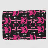 Grappig golfcadeau voor beginners golfhanddoek (Horizontaal)