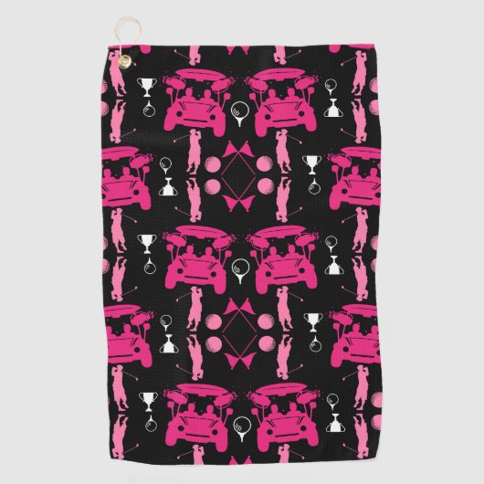 Grappig golfcadeau voor beginners golfhanddoek (Voorkant)