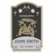 Grappig golfcadeau voor beginners sticker (Voorkant)