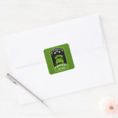 Grappig golfcadeau voor beginners vierkante sticker (Envelop)