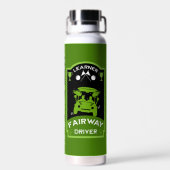 Grappig golfcadeau voor beginners waterfles (Achterkant)