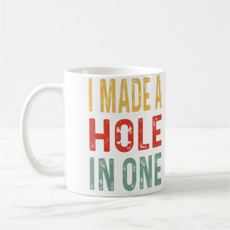 Grappig golfdesign voor mannen vrouwen Hole In One Koffiemok