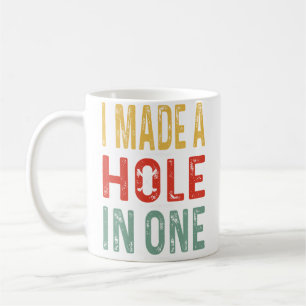 Grappig golfdesign voor mannen vrouwen Hole In One Koffiemok