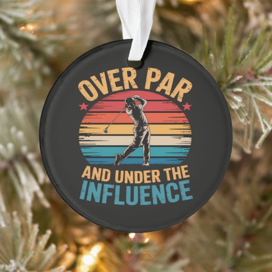Grappig Golfdrinken Ornament (Boom)