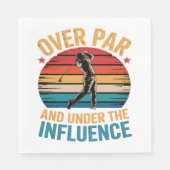 Grappig Golfdrinken Servet (Voorkant)