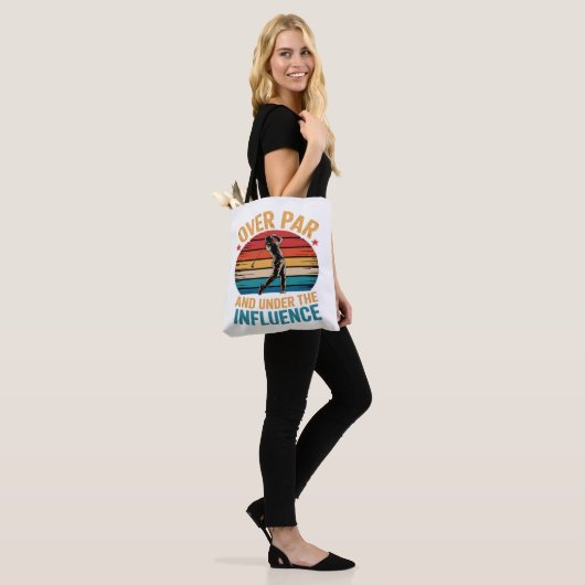 Grappig Golfdrinken Tote Bag (Op model)