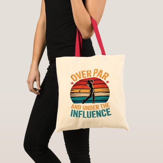 Grappig Golfdrinken Tote Bag (Voorkant (product))