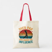 Grappig Golfdrinken Tote Bag (Achterkant)