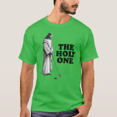 Grappig golfen Jezus de Heilige T-shirt (Voorkant)