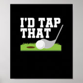 Grappig Golfer dat ik die volwassen Joke Golf zou Poster (Voorkant)