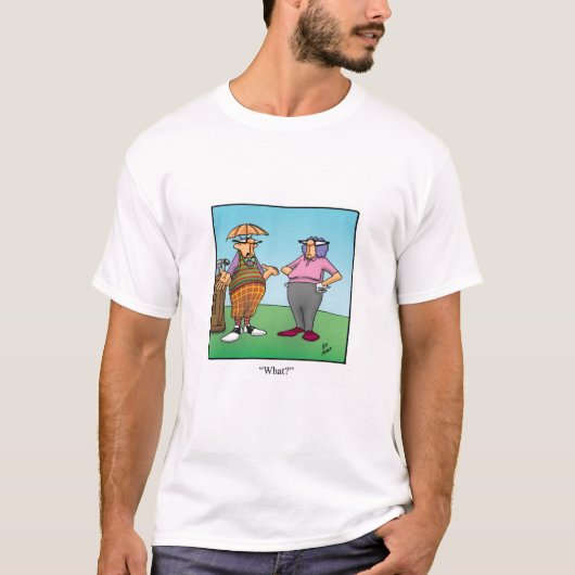 Grappig golfkleding Humor T-shirt (Voorkant)