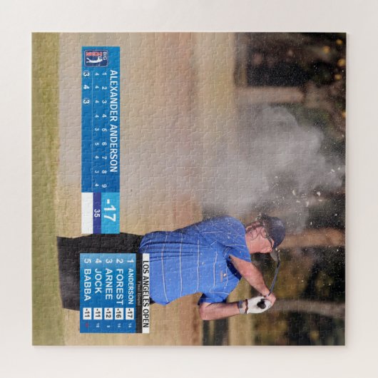 Grappig Golfnieuws 🏌️40e 50e 60e Man Verjaardag Legpuzzel (Horizontaal)