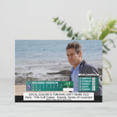 Grappig Golfnieuws ️♂ 40e 50e 60e verjaardag van d Kaart (Staand voorkant)