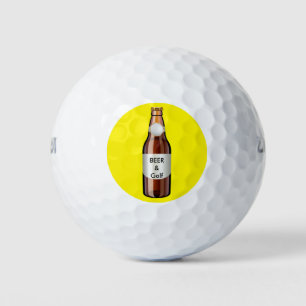 Grappig golfthema golfballen
