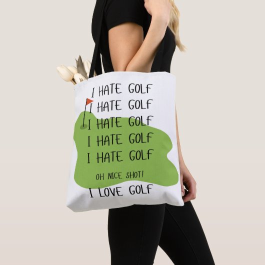 Grappig golfthema Tas voor golfliefhebbers (Dichtbij)