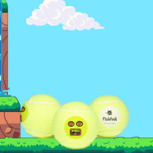 Grappig goofy gezicht