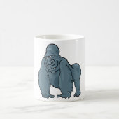 Grappig Gorilla Cool Blue Ape Animal Design Koffiemok (Center)