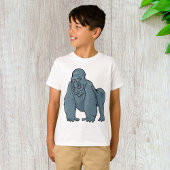 Grappig Gorilla Cool Blue Ape Animal Design T-shirt