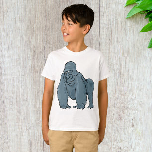 Grappig Gorilla Cool Blue Ape Animal Design T-shirt