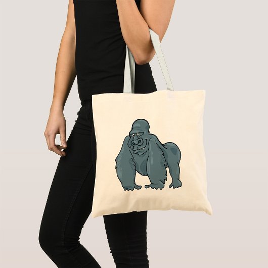 Grappig Gorilla Cool Blue Ape Animal Design Tote Bag