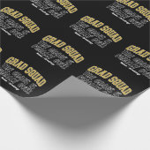 Grappig Grad Squad-cadeau De chaos is eindelijk vo Cadeaupapier (Hoek)