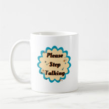 Grappig grafisch geel ontwerp stop alsjeblieft met