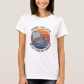 Grappig grafisch kat T-shirt (Voorkant)