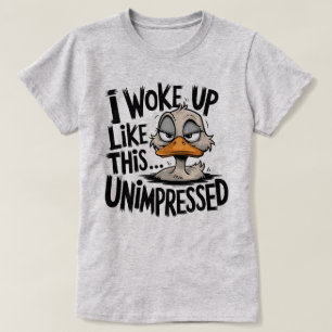 Grappig Grafisch T-shirt – Grappige Eend Humor Spr