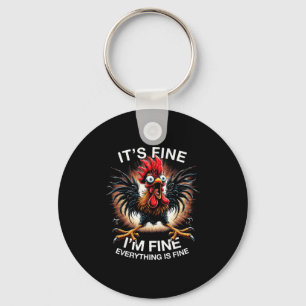Grappig grafisch T-shirt zijn prima im fine rare g Sleutelhanger