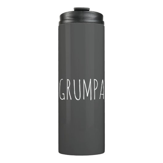 Grappig Grappa voor Chagrijnige Opa Thermosbeker (Voorkant)