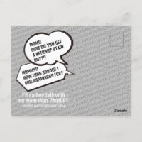 Grappig grappen Moederdag dank u kaarten