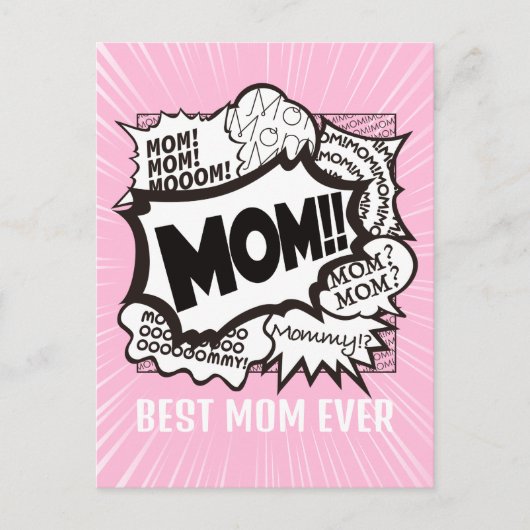 Grappig grappen Moederdag dank u kaarten (Voorkant)