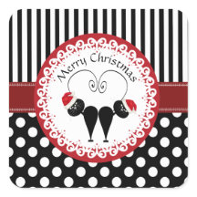 Grappig grappig kerstman kattenpaar