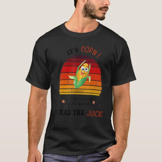 Grappig grappig lachen van Korn, grootst met knopp T-shirt (Voorkant)