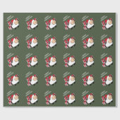 Grappig grappig schattig kerstschaap Wrappen Pape Cadeaupapier (Vlak)