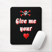 Grappig grappige piratenvlag muismat (Met muis)