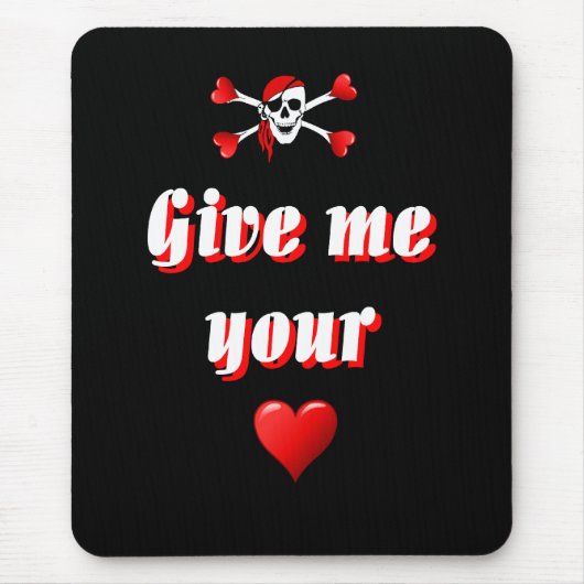 Grappig grappige piratenvlag muismat (Voorkant)