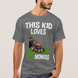Grappig gras maaien voor grasmaaier tuinieren op d t-shirt