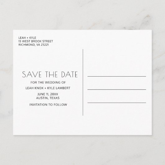 Grappig Gratis Drinken 3 Foto bruiloft Save the Da Aankondigingskaart (Achterkant)