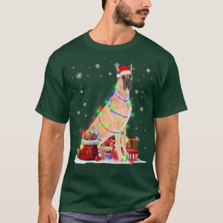 Grappig Great Dane Dog Tree-kerstlampjes van Pasen T-shirt