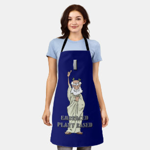 Grappig Grieks God "Ik heb Plant gebaseerd" Apron Schort