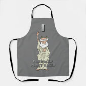 Grappig Grieks God "Ik heb Plant gebaseerd" Apron Schort (Voorkant)