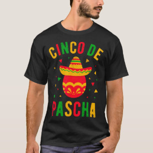 Grappig Grieks-orthodox paasei Kalo Pascha Cinco T-shirt