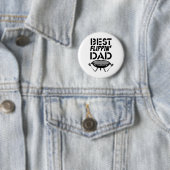 Grappig Grill Daddy - Grillen en bijvullen Ronde Button 5,7 Cm (In situ)