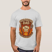 Grappig Grill Pap Gift T-shirt (Voorkant)