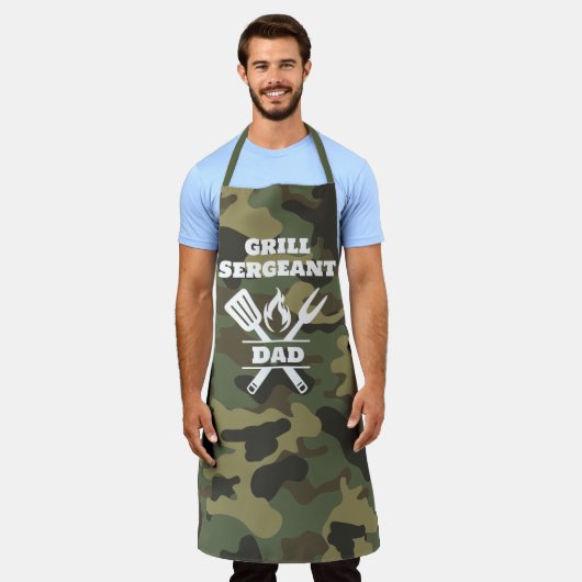 Grappig Grill Sergeant Camo Schort (Gedragen)