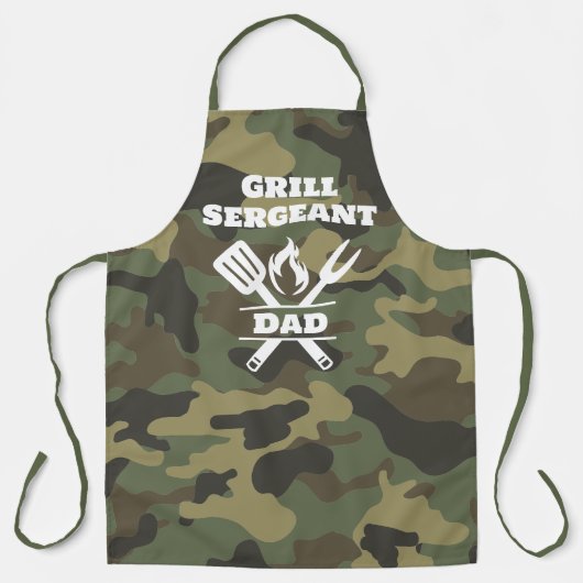 Grappig Grill Sergeant Camo Schort (Voorkant)