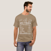 Grappig Grill Zeggen BBQ Timer Bbq Bier Grill Vade T-shirt (Voorkant volledig)
